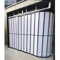 Прозрачная поликарбонатная алюминиевая складная дверь